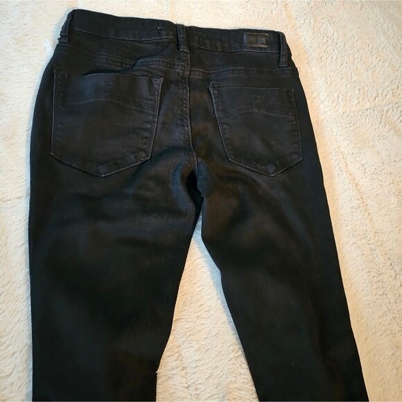 RSQ Ibiza Skinny Jeans Distressed, Ripped Black, Junior Size 1 - Picture 4 of 5